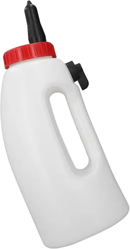 Vista 9 de Jiawu Biberón de ternero, biberón de leche de ternero de 4 litros, biberón de lactancia Biberón de leche de ternero Botella alimentadora de leche