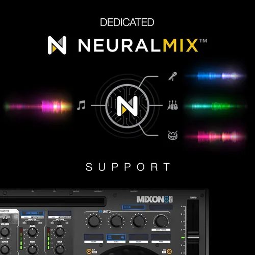 Vista 9 de Reloop Mixon 8 Pro Controlador DJ de 4 canales, negro