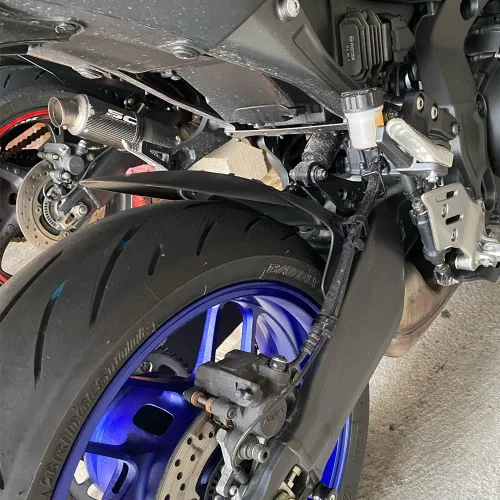 Vista 3 de Accesorios de motocicleta para MT09 MT 09 SP 2021 2022 Extensor de guardabarros delantero y trasero, protector de neumáticos (delantero + trasero)