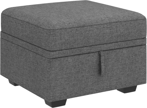 Vista 14 de HONBAY - Reposabrazos modulares para sofá cama modular, par de reposabrazos para sofá cama modular, color beige