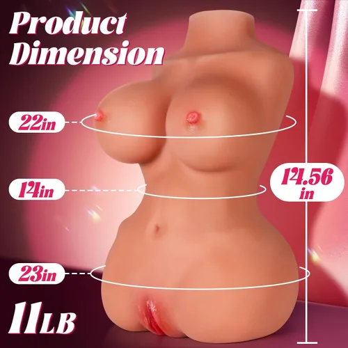 Vista 4 de Masturbador masculino de muñeca sexual de 11.1 libras, muñeca de amor realista de bolsillo, culo de bolsillo, muñecas sexuales para adultos