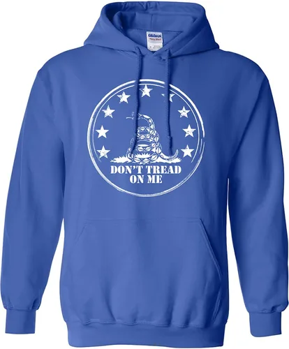 Vista 8 de zerogravitee Sudadera con capucha para adultos Don't Tread On Me en 9 colores Negro