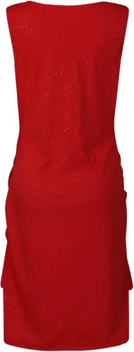 Vista 3 de Vestidos de cóctel 2023 elegantes hombros descubiertos, manga corta, lentejuelas para boda, vestido de verano sexy con volantes