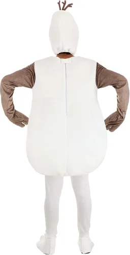 Vista 5 de Disfraz de Olaf Frozen para adultos de Disney, Blanco
