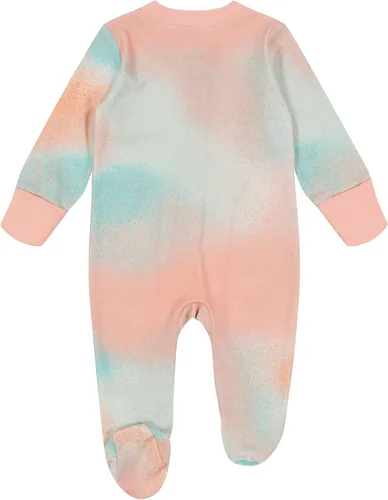 Vista 2 de Under Armour Enterizo para bebé niña, cierre con cremallera, logotipo y diseños impresos