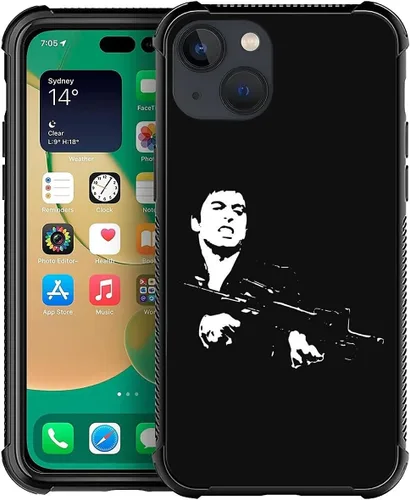 Vista 203 de Compatible con funda para iPhone 6 Plus/6s Plus,Bite Your Teeth Diseño de patrón asombroso, funda trasera dura de PC anti-arañazos y a prueba