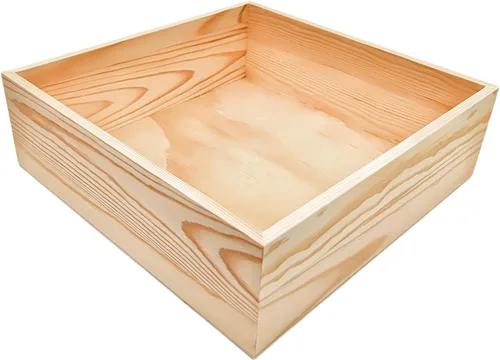 Vista 9 de Anktily 4 Pack Cajas Organizadoras de Almacenamiento de Madera para Manualidades Sin Acabar, Caja de Madera Cuadrada Pequeña de 3 x 3 x 1.6