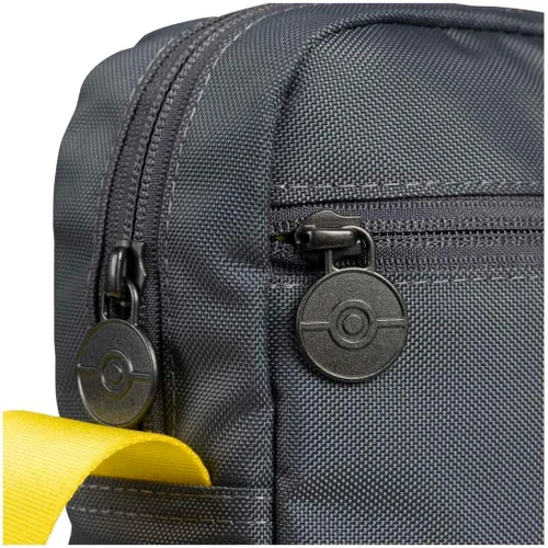 Vista 6 de Pokémon Center Pokémon Everyday Bags Bolso de hombro pequeño gris y amarillo, Multi colorido