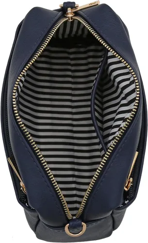 Vista 56 de FashionPuzzle Triple Zip Small Crossbody Bag