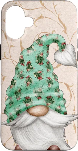 Vista 23 de Floral Shabby Chic Design with Cute Gnomie for Summer Gnome Case for iPhone 17