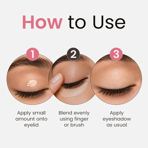 Vista 4 de Sorme Cosmetics PRO Sombra de ojos, prebase de ojos todo en uno para un maquillaje de ojos suave y resistente a pliegues, impermeable y de larga