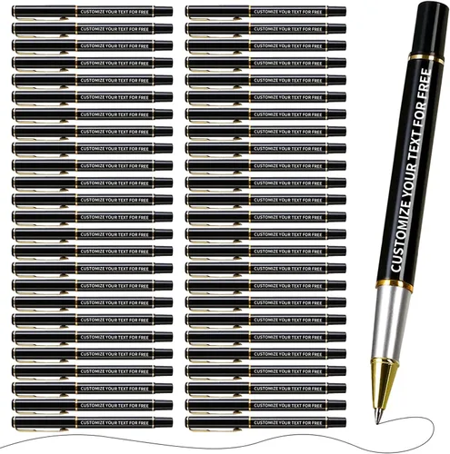 Vista 4 de ¡Haz tu marca con bolígrafos personalizados! Obtén bolígrafos personalizados con grabado de nombre a granel, perfectos para eventos, regalos o uso