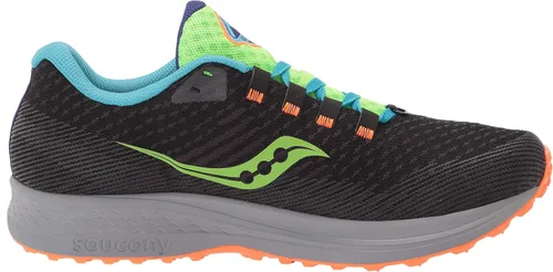Vista 6 de Saucony Tenis Canyon Tr Trail para correr para hombre, PinoNaranja