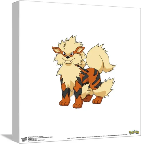 Vista 10 de Trends International Gallery Pops Pokemon - Arte de pared arcanino, versión enmarcada negra, 12 x 12 pulgadas