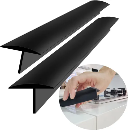 Vista 16 de Cubiertas de hueco para estufa Mofason, relleno de silicona para horno de cocina – Tiras de encimera de 21 pulgadas, protector de hueco fácil