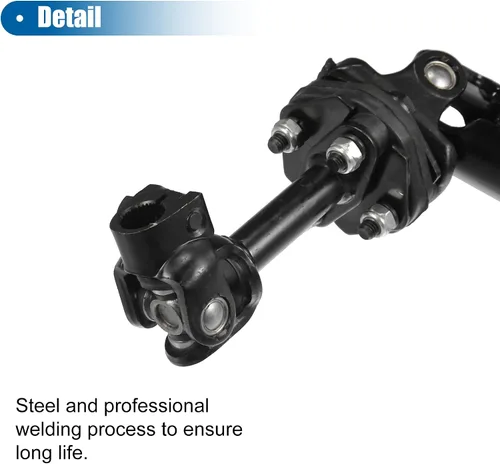 Vista 4 de X AUTOHAUX Eje de dirección para Chevy Tracker 1999-2004 para Suzuki Vitara 1999 2000 2001 2002 2003 2004 Columna de dirección intermedia inferior