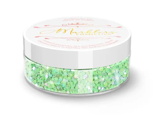 Vista 172 de MARBLERS Polvo de mica natural grueso [perla azul acero] 0.11 onzas (0.11 oz) altamente pigmentado no tóxico, vegano, libre de crueldad animal