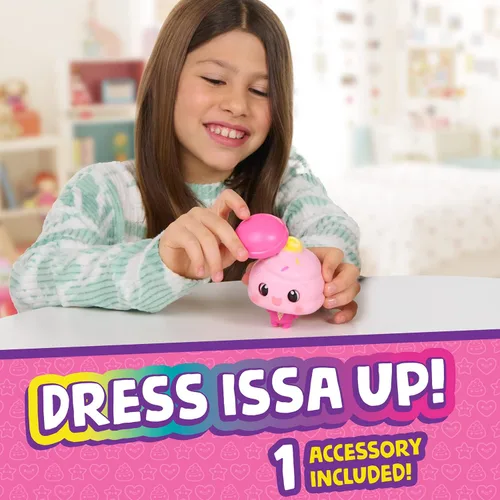 Vista 3 de My Squishy Little Ice Cream - Muñeca interactiva coleccionable con accesorios - ISSA