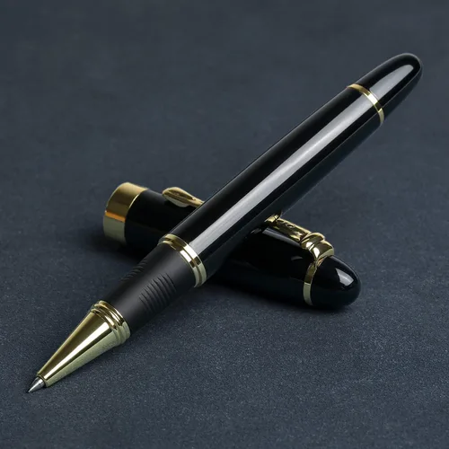 Vista 2 de YIVONKA Bolígrafos de lujo, bonito bolígrafo, el mejor regalo para hombres, bolígrafos profesionales de oficina ejecutiva, caja de regalo, bolígrafo