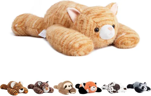 Vista 25 de Niuniu Daddy Oso de peluche con peso de 24" 5 libras, animales de peluche para adultos y niños, juguete de peluche de oso grande, bonita almohada