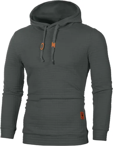 Vista 4 de Hoodie Men 2023 Fashion Cozy Outfits Hooded Clothes Fall Clothing Long Sleeve Sweatshirts Cool Winter Hoodie for Men