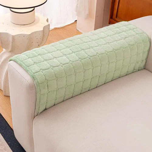 Vista 28 de Funda de terciopelo para sofá, funda de sofá modular de felpa, lavable, funda antideslizante para reposabrazos y respaldo, fundas protectoras