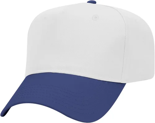 Vista 36 de OTTO Gorra de béisbol de perfil medio con 5 paneles OTTO 31-069 Negro y natural.