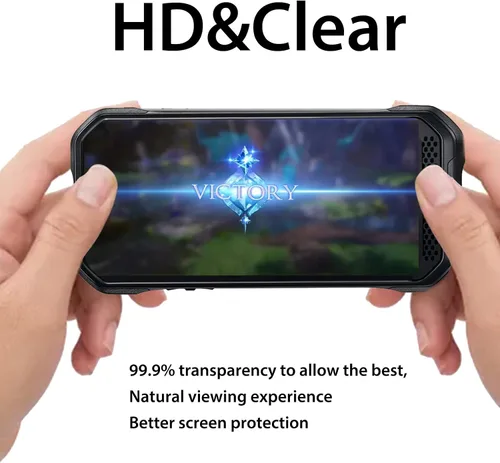 Vista 6 de Protector de pantalla compatible con Kyocera DuraForce Ultra 5G [2 unidades] DuraForce UW E7110 película de vidrio templado, dureza antiarañazos
