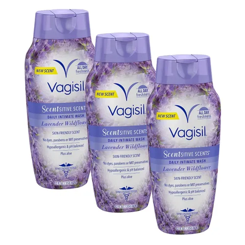 Vista 8 de Vagisil Jabón de Lavado Íntimo para la Higiene del Área Femenina, Fragancias Sensibles, pH Equilibrado y Probado por Ginecólogos, Aroma a Paraíso