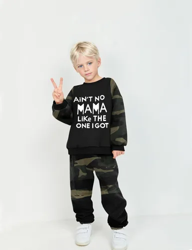 Vista 4 de Ropa para niños pequeños, trajes de otoño e invierno para niño