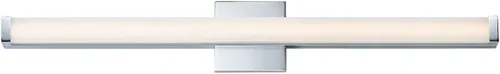 Vista 11 de Maxim Lighting Spec - Lámpara de tocador de baño Acabado de aluminio de níquel satinado Lámpara contemporánea para interiores Ideal para baños