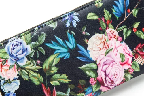 Vista 187 de Cartera de mano para mujer, estilo bohemio, con RFID, elegante, espaciosa con correa para viajes, capacidad para tarjetas, teléfono, dinero