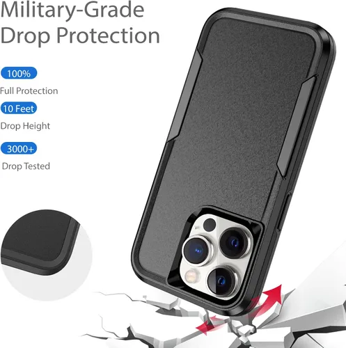 Vista 5 de Diseñada para iPhone 11 Pro, protección resistente, a prueba de golpes, a prueba de caídas, a prueba de polvo, antiarañazos, funda protectora