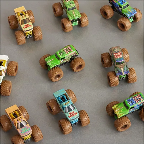 Vista 8 de Monster Jam, Mystery Mudders, camión monstruo oficial fundido a presión, lavado para revelar, escala 1:64 (los estilos variarán)