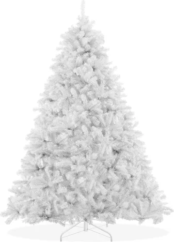 Vista 19 de Árbol de Navidad artificial Casafield de abeto negro de 6 pies con soporte de metal resistente
