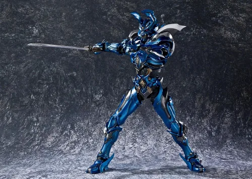 Vista 6 de Bandai Tamashii Nations Thunder Knight Baron "Garo Makaisenki" Makai Kado Figura de acción