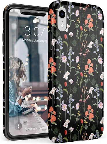 Vista 19 de Carcasa Casely para iPhone XR *Solo Buenas Vibraciones* Impresión de Festival Diseño Clásico Ultradelgado