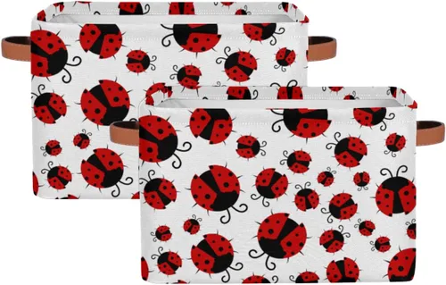 Vista 13 de Cubo de almacenamiento plegable con patrón de rosas y flores florales para niños y mujeres, organizador comprimible con asa, cesta de almacenamiento