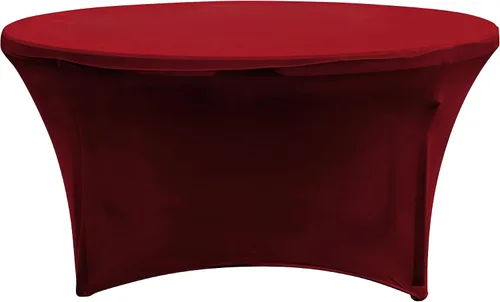 Vista 17 de Simply Elegant Mantel redondo ajustable de elastano Mantel para mesa de banquete, mantel de poliéster y elastano, para cumpleaños, quinceañera