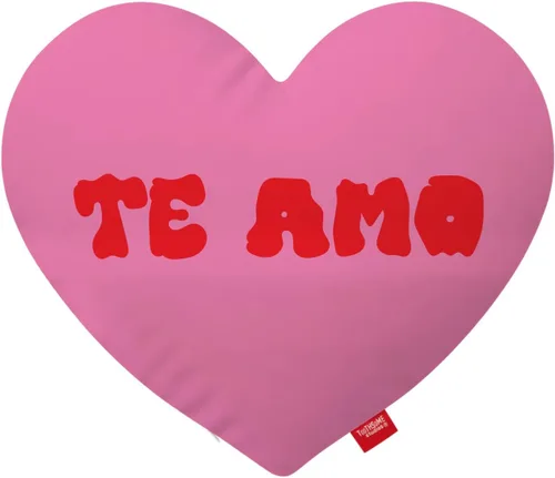 Vista 10 de Ay Papi - Funda de almohada de poliéster con forma de corazón de 15 x 15 pulgadas (relleno/relleno no incluido), diseño de corazón latino con tema