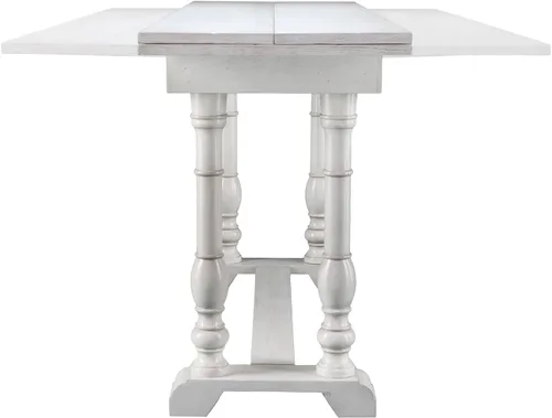 Vista 12 de SEI FURNITURE Edenderry Farmhouse - Mesa de comedor plegable con caballete, color marrón.