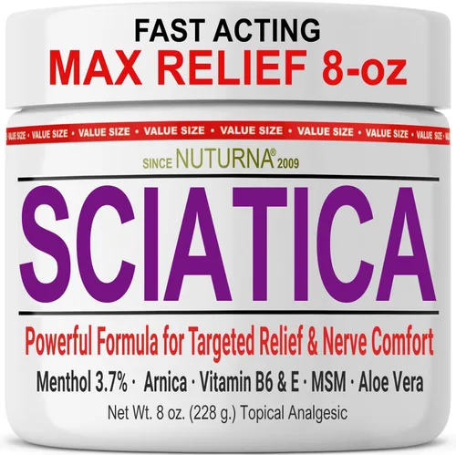 Vista 8 de Crema para el dolor nervioso de ciática - Crema de confort de fuerza máxima para pies, manos, piernas, dedos, espalda - Arnica natural de ultra