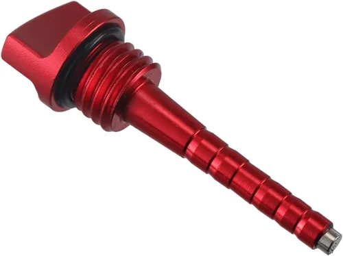 Vista 5 de Varilla magnética de aluminio con imán y junta tórica para generadores de iPower para Yamaha EF2000iS para Predator 2000, Generac IQ2000 y más (rojo)