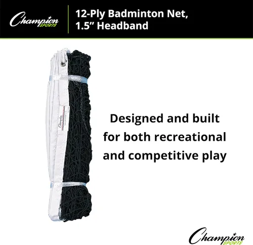 Vista 4 de Champion Sports Red de bádminton de 12 capas