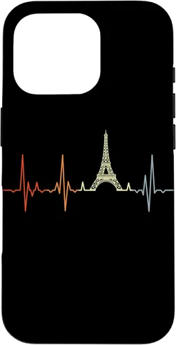 Vista 20 de My Heart Beats For Paris France Eiffel Tower Case for iPhone 16