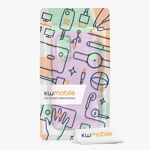 Vista 7 de kwmobile Funda compatible con Xiaomi Redmi Note 11 / Note 11S - Funda protectora de silicona TPU suave y delgada - Malva
