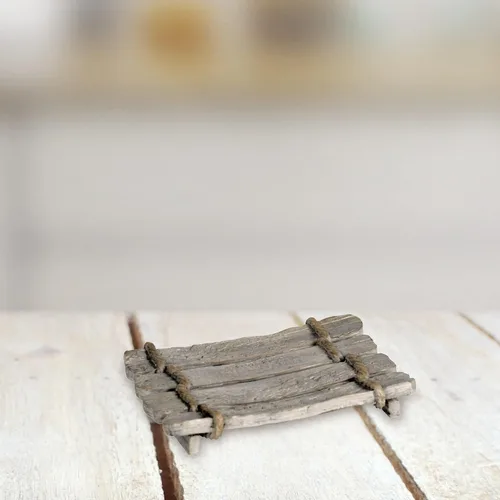 Vista 3 de Destinations Soporte para jabonera Driftwood para encimera de baño y cocina - gris