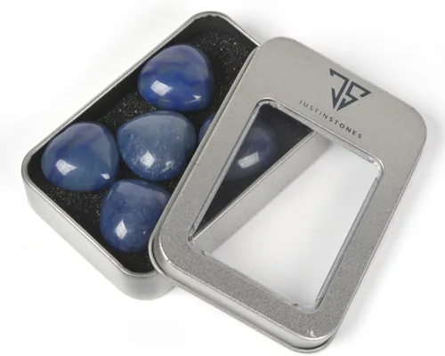 Vista 3 de Juego de piedras de amor de corazón de cuarzo rosa de cristal curativo natural, piedras preciosas pulidas para el pulgar de la palma de bolsillo