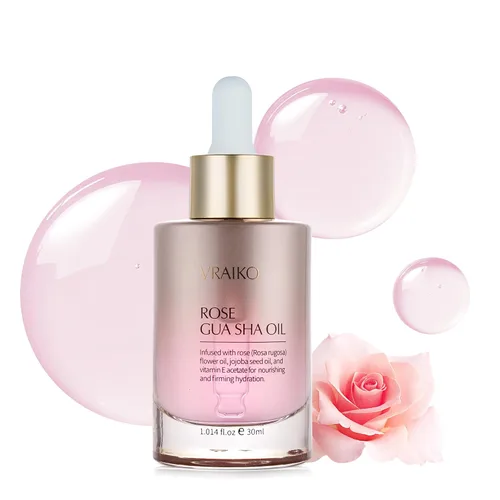 Vista 9 de VRAIKO Gua Sha - Suero de aceite facial 1er producto de orquídea Calanthe de gran altitud Desintoxicación, regordete, antioxidante, calmante