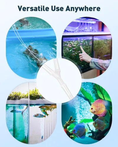 Vista 7 de Pawfly 8 conectores de tubería de aerolínea de acuario, divisor de conector Y de línea aérea de 3/16 pulgadas para tubería de bomba de aire 1 tipo